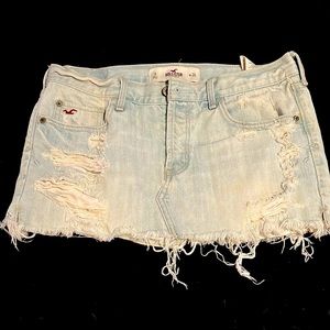 Distressed Skirt